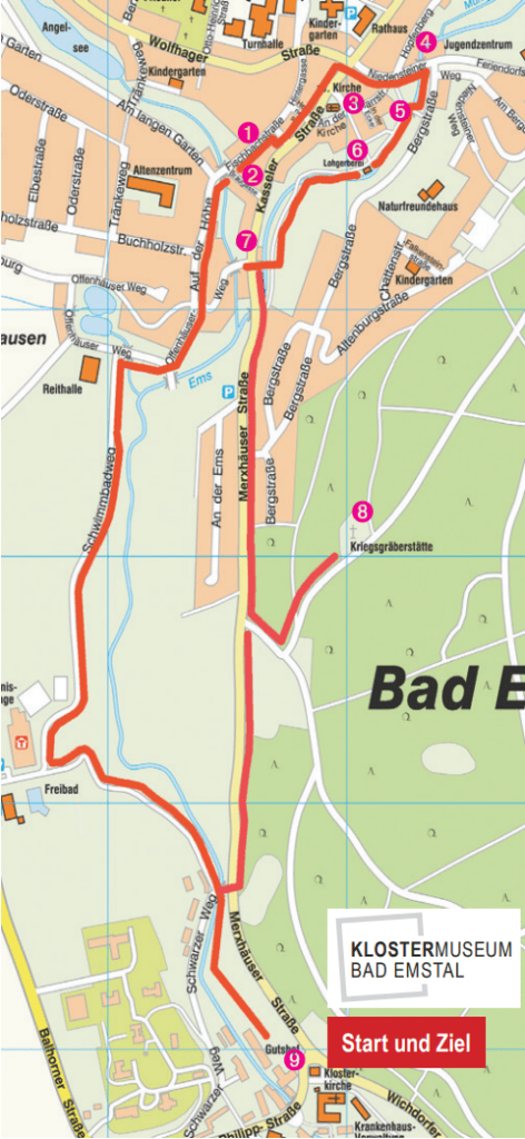 Historischer Rundwanderweg Übersichtskarte